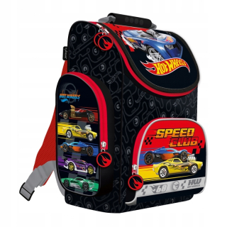 Súprava školská taška Bambino Hot Wheels + peračník